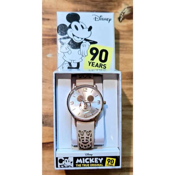 Accutime Accessories - NWT Disney Mickey Mouse Wrist Watch 90th Anniversary Collectible Timepiece